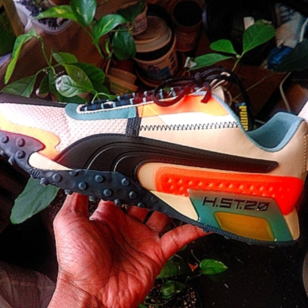 Puma Unisex LQDcell Cream, Blue & Orange Accents W-9, M-7.5 - Picture 12 of 16